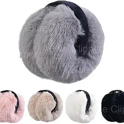 ablue clipper Earmuffs - Soft & Warm Winter Ear Muffs for Women, Girls - Foldable, Furry Fleece Ear Warmers - Outdoor Cold Protection Ear Covers, Headband Style, Ideal for Running, Cycling & Biking-picture-54