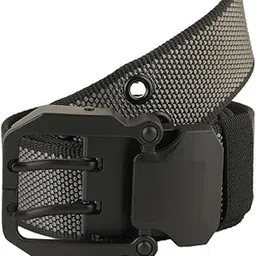 rai sahab Blue Breathable Webbing Nylon Military Style Tactical Canvas Men Waist Belt with Heavy-Duty Quick-Release Metal Buckle 1.5 Inches Wide-picture-30