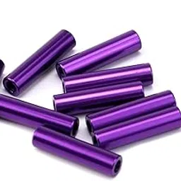 10PCS Aluminum Alloy Standoff Column Spacer Round Threaded Standoff Spacer Purple, M3×20mm-picture-18