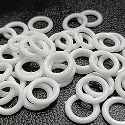 SHUTTLE | O-Ring for Roman Blinds Curtain Rings Roman Ring Plastic (White, 50)-picture-14