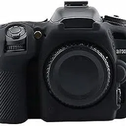 Silicone Protective Camera Case Cover for Nikon D7500 - Black-picture-62