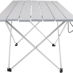 CLUB BOLLYWOOD® Outdoor Aluminium Folding Picnic Camping Desk Table Gray 56.5x40.5x41cm | Sporting Goods | Outdoor Sports Camping Furniture | Camping Furniture-picture-12