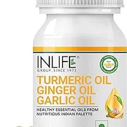 INLIFE Turmeric Ginger Garlic Oil Capsules | Supports Immune and Heart Health | Supplement for Men Women – 60 Liquid Filled Vegetarian Capsules (Pack of 1)-picture-54