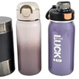 SWEETER DEALS WITH DEVICE Stainless Steel Travel Water Bottle – Approx. 500ml-image-9