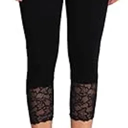 snowball Lace Capri Leggings for Women/Girls | Net Capris for Women-picture-33