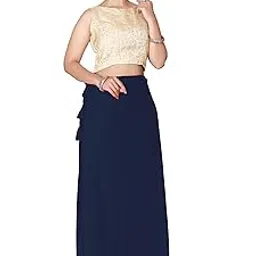 vaitan Women’s Petticoat Pack of 1 Adjustable Waist Long Underskirt for Saree and Ethnic Wear Comfortable Fabric Slim Fit Saree Innerwear Underskirt peticoat for Saree-picture-42