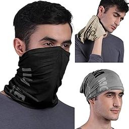 freecultr Unisex Bamboo Printed Bandana, Anti Microbial Super Soft & Comfort Fit, Breathable Multipurpose Headband, Face Mask for Dust Protection-Pack of 3-100% Try On Guarantee - Made in India-picture-45