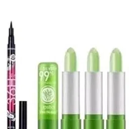 pack of 4 99% Aloevera Color Change Lip Balm| Hydrating, Nourishing & Dermatologically Safe | Suitable for All Skin Types | SIW-P1020-picture-29