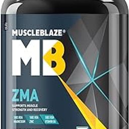 MuscleBlaze ZMA (60 Tablets) | For Muscle Strength & Recovery | 100% RDA of Zinc, Magnesium Aspartate and Vitamin B6-picture-20