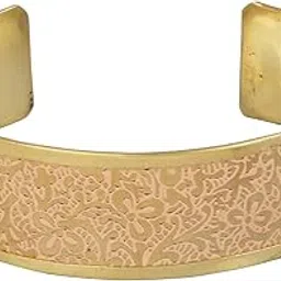 touchstone Indian Bollywood Free Size Very Exotic & Attractive Designer Jewelry Cuff Bracelet in Gold Tone for Women.-picture-10