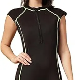 cukoo Padded Black Solid Swimwsuit-picture-14