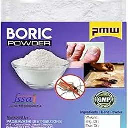 Pmw - Jar Pack - Carrom Powder - Boric Powder Multiporpose - Killing Cocroaches - Antiseptic Powder - 250g-picture-11
