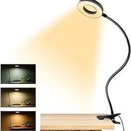 Deoxys Clip on Light Reading Lights, with 3 Color Modes 10 Brightness, Eye Protection Book Clamp Light, 360 ° Flexible Gooseneck Clamp Lamp for Desk and Video Conference-picture-23