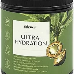 The Science of Good Health Ultra Hydration Supplement | Coconut Water Powder, Magnesium Glycinate & Himalayan Pink Salt | Replenish Electrolytes, Support Muscle Function & Hydration | 200g-image-36