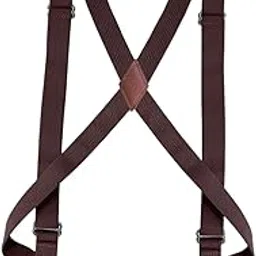 shopora Mens Womens Suspender X Shaped Elastic Straps Hook Suspenders Adjustable Coffee | Mens Accessories | Suspenders Braces-picture-29