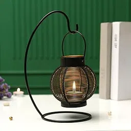 CraftVatika Gift Candle Holder Stand for Return Gift, Metal Lantern Tea Lights Candle Holder for Home Décor, Corporate Return Gifts, Housewarming Diwali Wedding Gift-picture-18