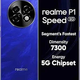 realme P1 Speed 5G (Brushed Blue, 8GB RAM, 128GB Storage) | 16GB DRAM | Expandable Upto 2TB | 6.67" Full HD+ Display | 50MP + 2MP Rear Camera | 16MP Front Camera | Dimensity 7300 Energy Processor-picture-24