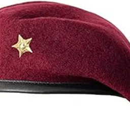 Wan-sukh Unisex French Woolen Beret, Traditional Army Style, Classic European Hat, Woolen Beret, Che Guevara Maroon-picture-54
