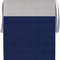 Foldable Laundry Basket with Lid & Handles | Large Capacity Clothes Storage Hamper | Waterproof Fabric Organizer for Home, Bedroom & Bathroom (blue, 53x34x35)-image-82