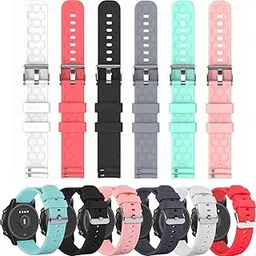 FitTurn [6pack Compatible with Cubitt CT2/CT2S Silicone Quick Release Wristband Replacement Sports Straps Bracelet Watch Band Strap with Quick Release Pins for Cubitt CT2/CT2S Smartwatch-picture-15