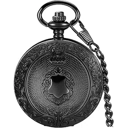eulcici Vintage Pocket Watch Roman Numerals Scale Steampunk Quartz Pocket Watches with Chain Christmas Graduation Birthday Gifts-picture-13