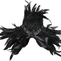 bnf 6xFeather Shrug Shawl Witch Costume Accessories Costume Feather Cape-Clothing Shoes & Accessories - Womens Accessories - Scarves & Wraps-picture-14