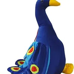 FunBlast Peacock Soft Toy 36 cm Soft Toys for Babies Soft Washable Plush Birds Toys for Kids, Stuffed Peacock Toy-picture-25