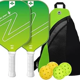 MERISHOPP Pickleball Rackets Set Nonslip Handle Breathable Ergonomic with Carrying Bag|Sporting Goods|Tennis & Racquet Sports|Tennis|Racquets-image-84