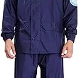 john mojo Rain Coat for Men Waterproof Rain Suit Hooded Jacket & Pants Set Breathable Raincoat for Bike, Motorcycle, Hiking, Camping, Travel, Outdoor Work – Monsoon Gear for Heavy Rain Protection-picture-52
