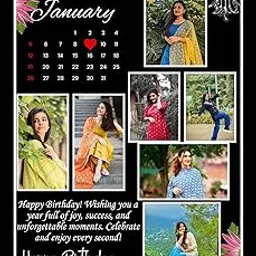 JST COLLECTION A4 Size Wooden Customized Personalized Photo Frame|Wedding|Birthdays Frame Customised Gift Photo Frames 12x8 Inch IIPersonalized Photo Frame, Decorative Wall Art (FRAME_6)-picture-12