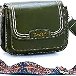 diva dale Women’s PU Leather Crossbody Sling Bag | Stylish & Compact Shoulder Handbag with Boho Strap | Trendy & Elegant Purse for Office, Travel & Casual Use-picture-10