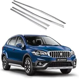 Car Lower Chrome Window Garnish for Maruti S-Cross (2018 - Present)-picture-21