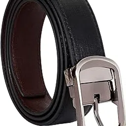 amicraft Boy's Casual & Formal PU Leather Reversible Belt Black/Brown (Size 28-44 Cut to fit men's Belt)-picture-12