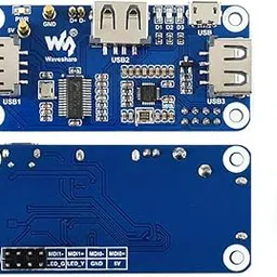 PoE Ethernet/USB HUB HAT for Raspberry Pi Zero/Zero W/Zero WH, 3X USB 2.0 Ports, 10M / 100M RJ45 Port, 802.3af-Compliant-picture-18