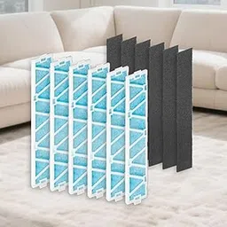 ECOMISTIQ® AC Filter Replacement Sturdy HEPA with Frame Dust Collection Decontamination 1x Filter|Home & Garden | Home Improvement | Heating, Cooling & Air | Air Filters-picture-41