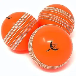 KOEL i10 Hard Wind Ball|| Cricket Synthetic Ball (Pack of 3) (Orange)-picture-26