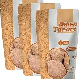 Dried Treats Gola (Dry Coconut) 750 Grams (250 Grams X 3) – Gola For Pooja, Prasad & Bhog | Best for Indian traditional Sweets Like Laddo, Halwa, Kheer, Barfi & More | Best Choice Of Every Indian Mother image 1