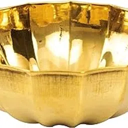 Spillbox Brass Puja chandhan | Kunkuma | Turmeric | Sandal Multipurpose Bowl Stand for Temple Home - Umbrella Bowl (1)-picture-25