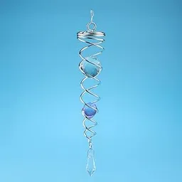 CALANDIS 7.5Crystal Spiral Twister Wind Twister Spinner for Indoor Outdoor Use Purple | String Trimmer Parts & Accs | Garden D?©cor-image-5