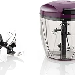 Actionware Ultra Premium Handy Chopper with 3 Blades for Effortlessly Chopping Vegetables and Fruits for Your Kitchen (Multi colour , 950 ml,)-image-15