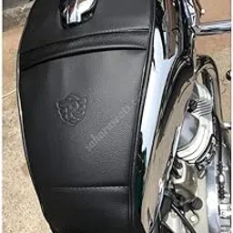 Sahara Seats Compatible with Interceptor 650 Soft Scratch Proof Single Zip Tank Cover (Black)-picture-31