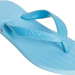 tgh LITEZ Heal Fitness Women's Comfortable Stylish Hawai Chappal Slip-On Slippers for Regular Use (Sky Blue 7)-picture-18