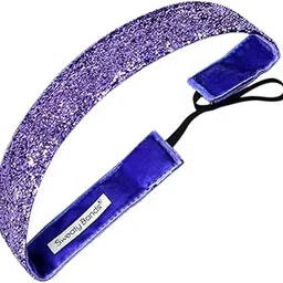 Sweaty Bands Viva Diva Headband, Purple Sparkle, 1-Inch-picture-40