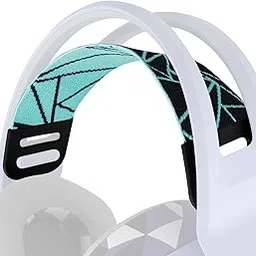 SOULWIT Flexible Fabric Replacement Headband for Logitech G733/G535/G335 Gaming Headset, Headphones Replacement Band, Headstrap Head Cushion Pad Repair Part - Green Line-picture-55