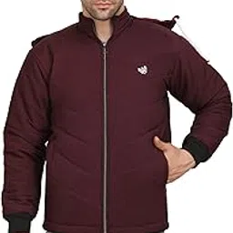 Quilted Puffer Jacket, Full-Zip with Stand Collar, Ribbed Cuffs-picture-34