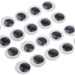 ECOMISTIQ® 3xSelf-Adhesive Wiggle Eyes Scrapbooking Kid Crafts Moving Eyes 30mm 20pieces|Crafts | Multi-Purpose Craft Supplies | Crafting Pieces-picture-34