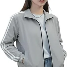 perfect productions Grey Bomber jacket|women Jacket For Women.58-picture-52