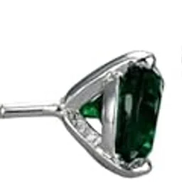 USPTO Genuine Pachu Stone Original Certified Igl Lab Tested Real Emerald Earrings Studs For Girls नेचुरल एमराल्ड पन्ना पत्थर ओरिजिनल Beautiful Original Panna Earrings For Women Marakathamani Stone-picture-18