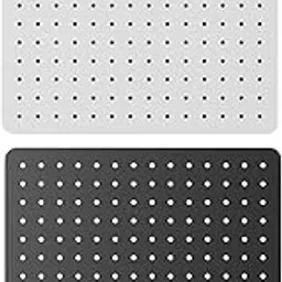 Wall Mounted Organizer Panel DIY Display Rack for Kitchen Living Room Garage White image 1