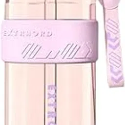 Sports Bottle 27oz Easy Clean Portable with Straw for Fitness Outdoor Office Pink-picture-19